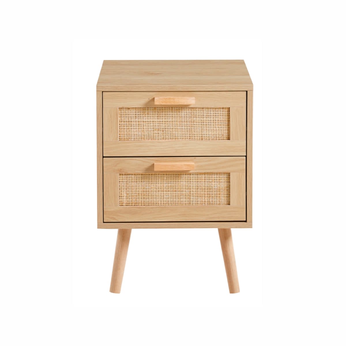 Velador Eames Mesh Doble - Madera Clara