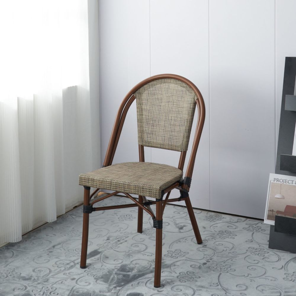 Silla Bistro Parisina Textileno - Beige