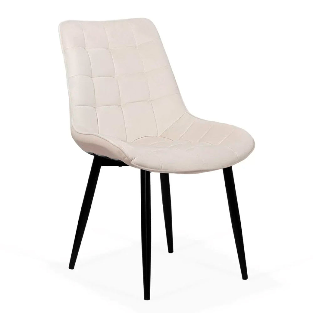 Silla Macron Terciopelo - Gris