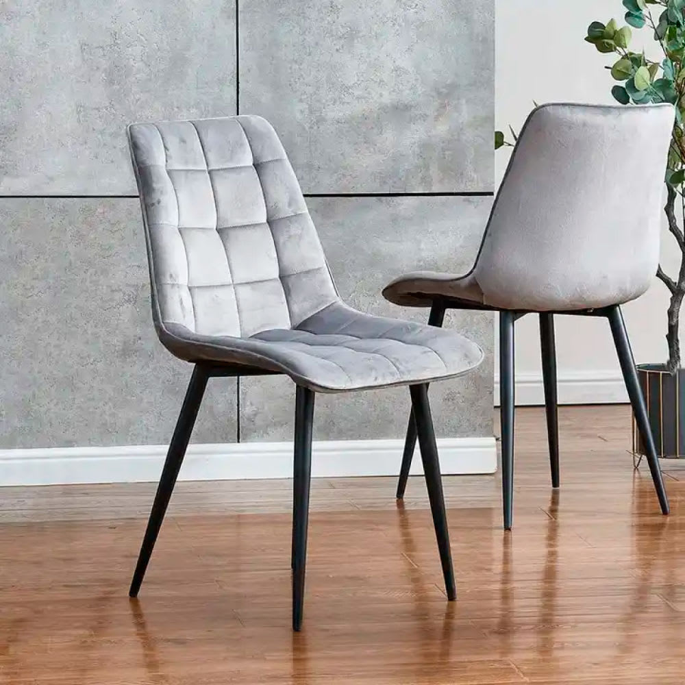 Silla Macron Terciopelo - Beige