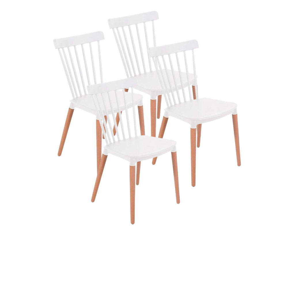 Silla Windsor - Negra (Caja de 4 unidades, precio unitario)