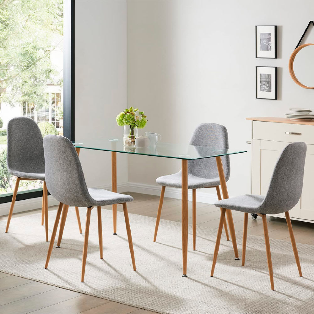 Silla Spoon Velvet  - Gris