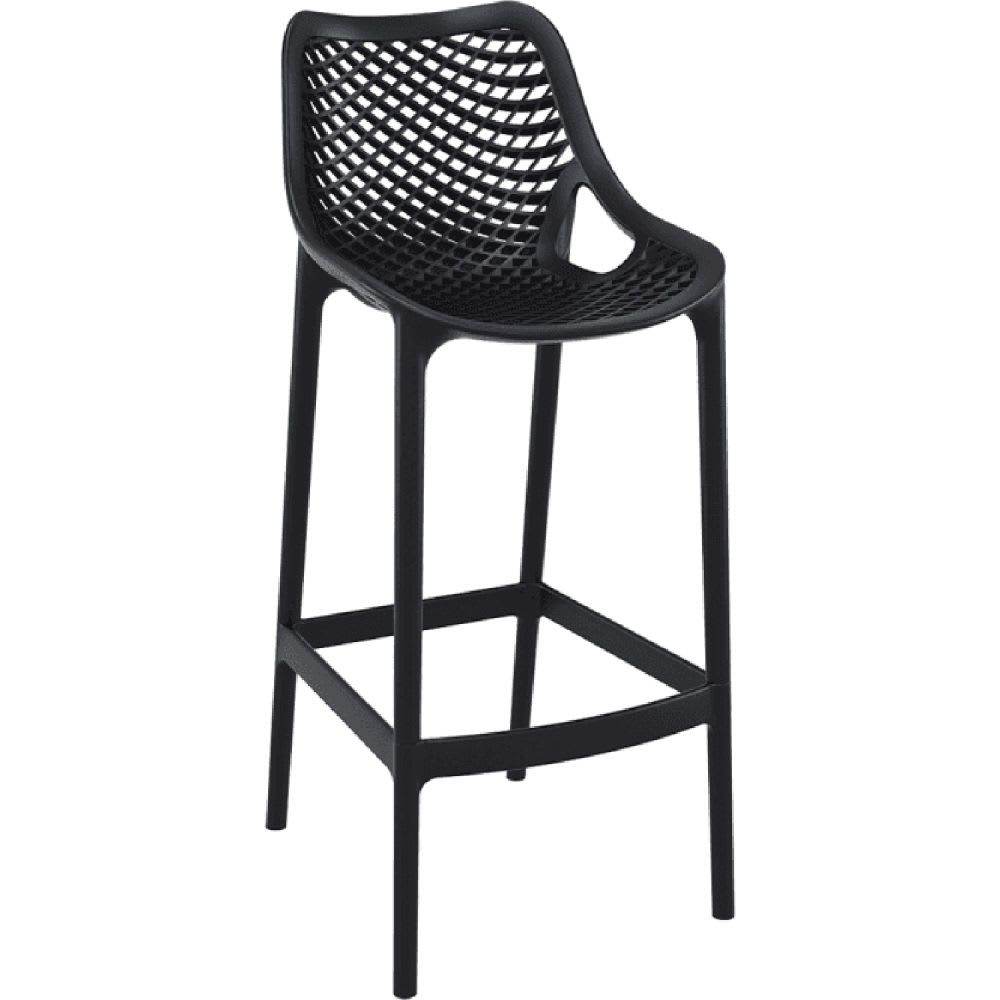 Taburete de Bar o Terraza Berlin - Negro - Pisos y Taburetes