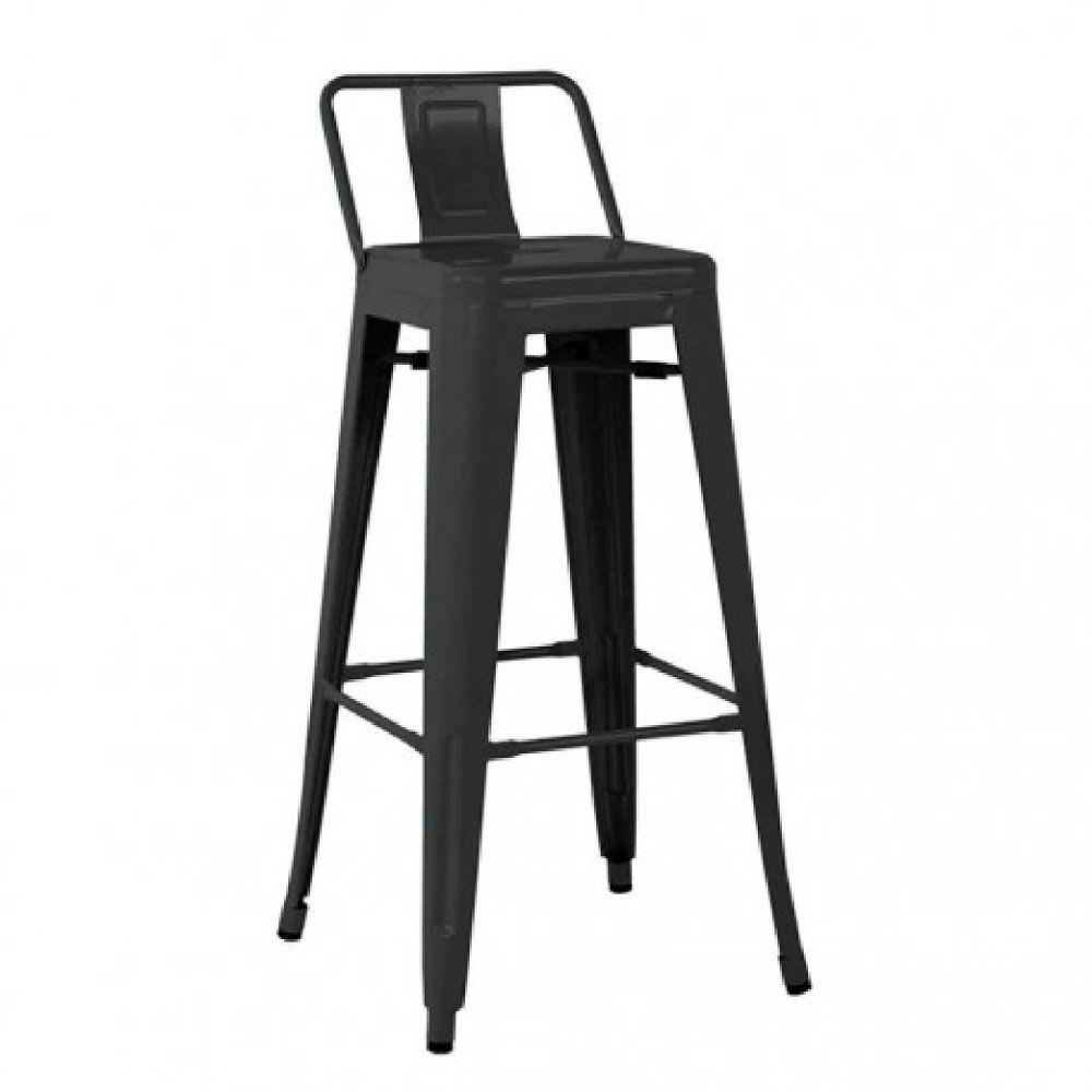 Taburete Tolix 64 cms - Negro
