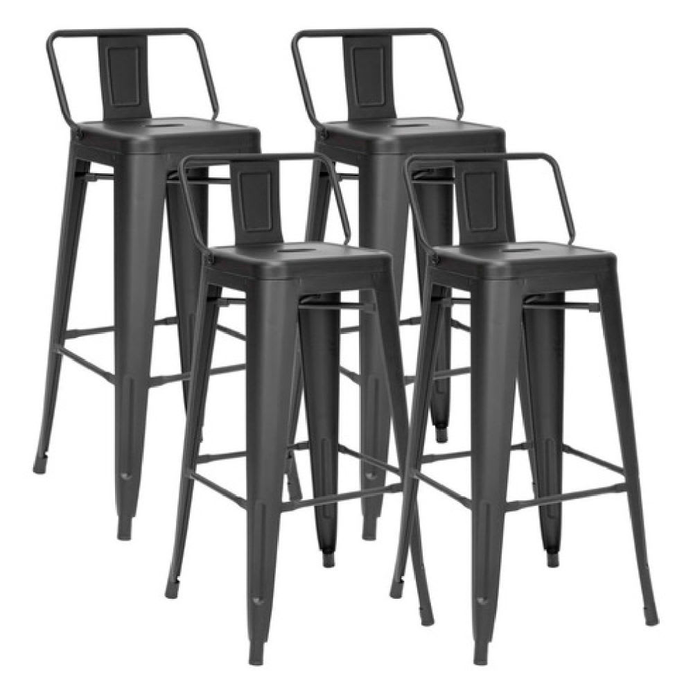 Taburete Tolix 64 cms - Negro