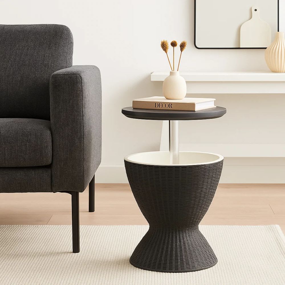 Mesa Alta Nami Outdoor Multifuncional de Rattan Sintético