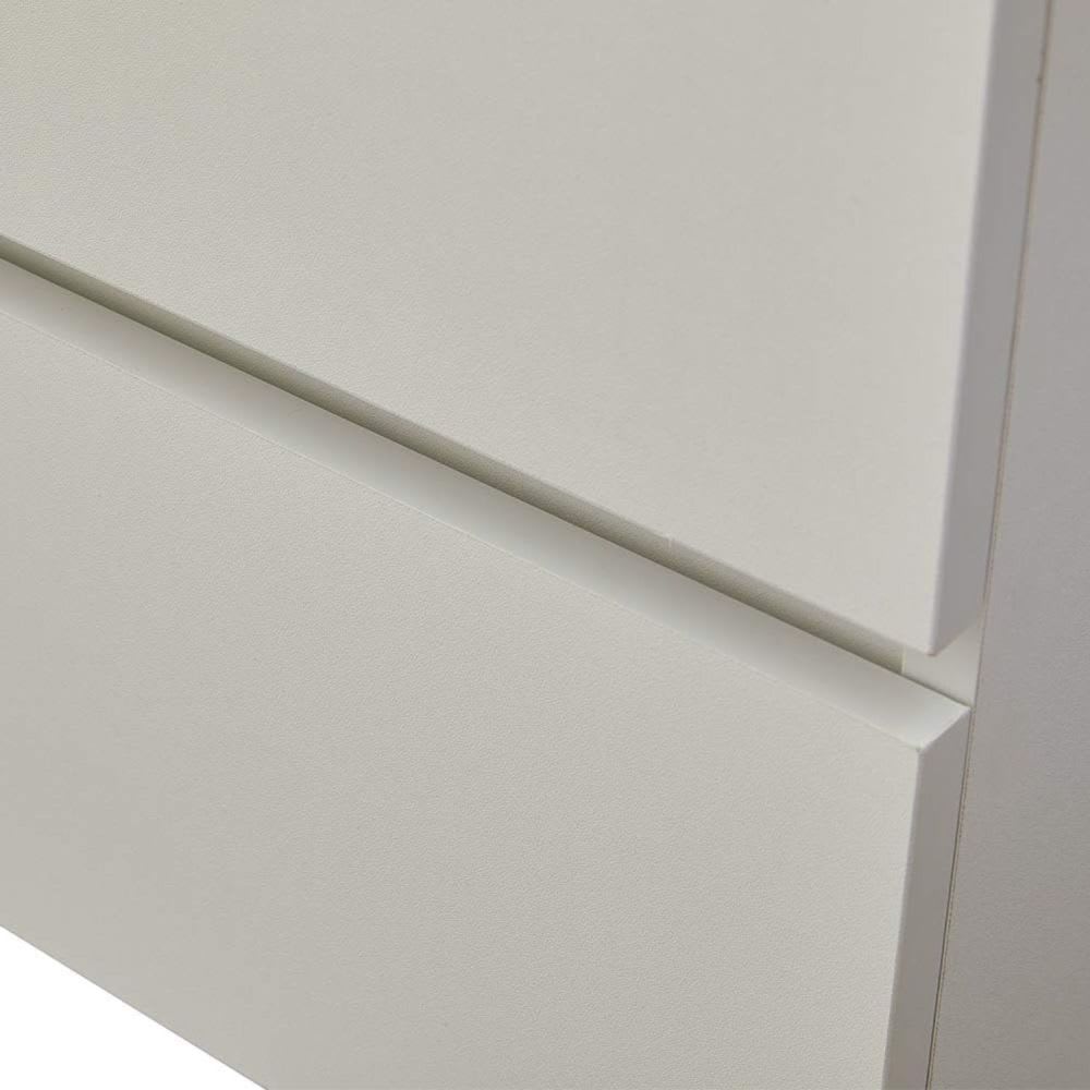Velador Cajon Doble Minimal Blanco