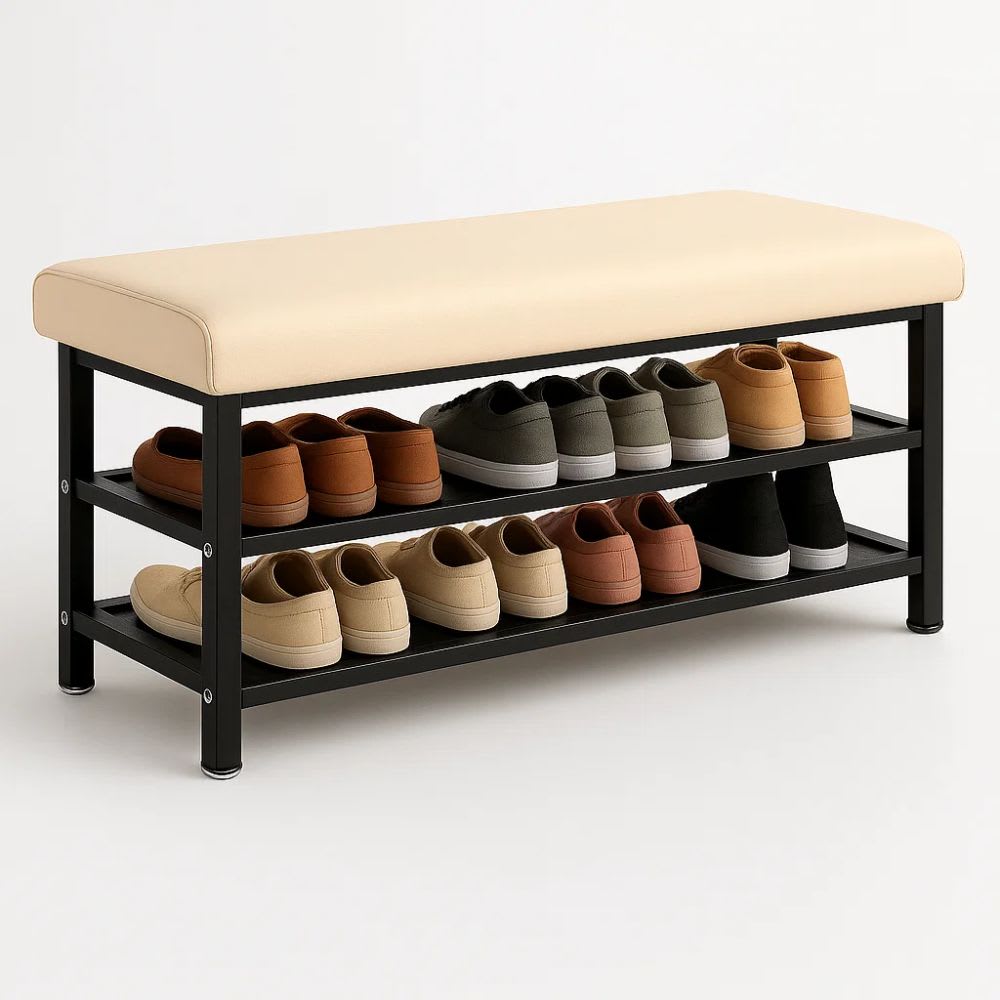 Zapatero con Asiento Confort - Blanco