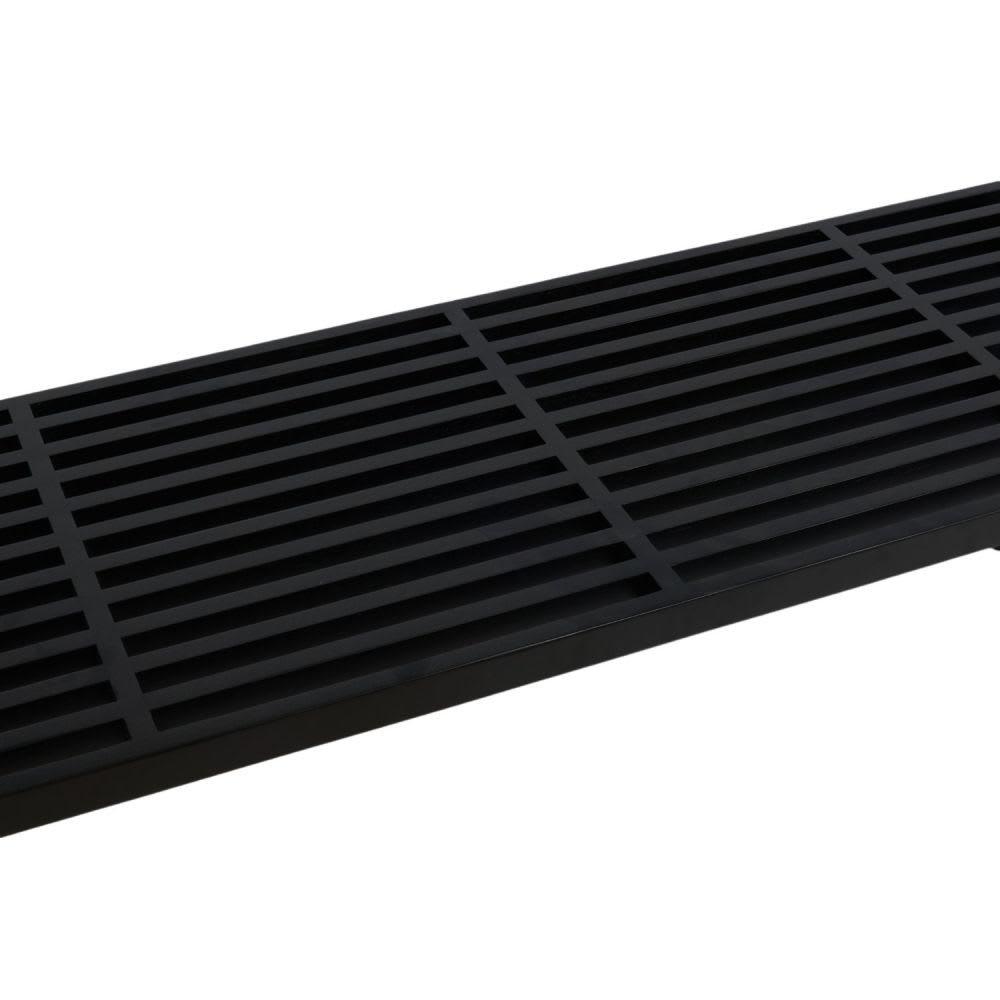 Banqueta de Madera y Metal George Nelson 160cm - Negra