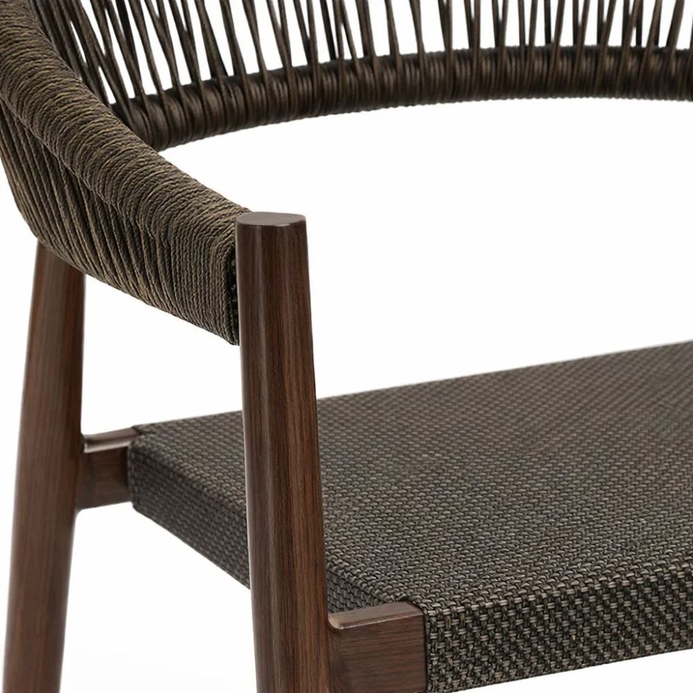 Silla de Terraza Douce - Aluminio y Rattan