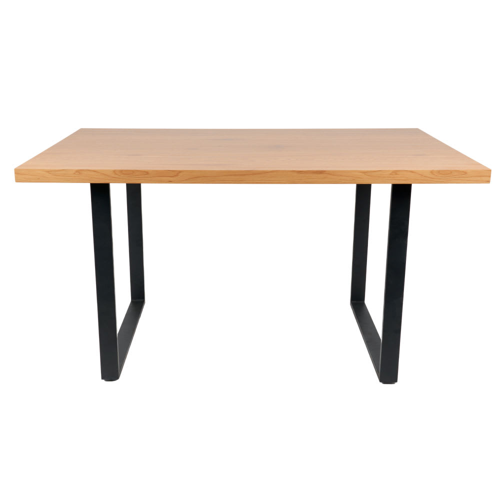 Mesa de Comedor Estilo Industrial 160x90 Madera Clara
