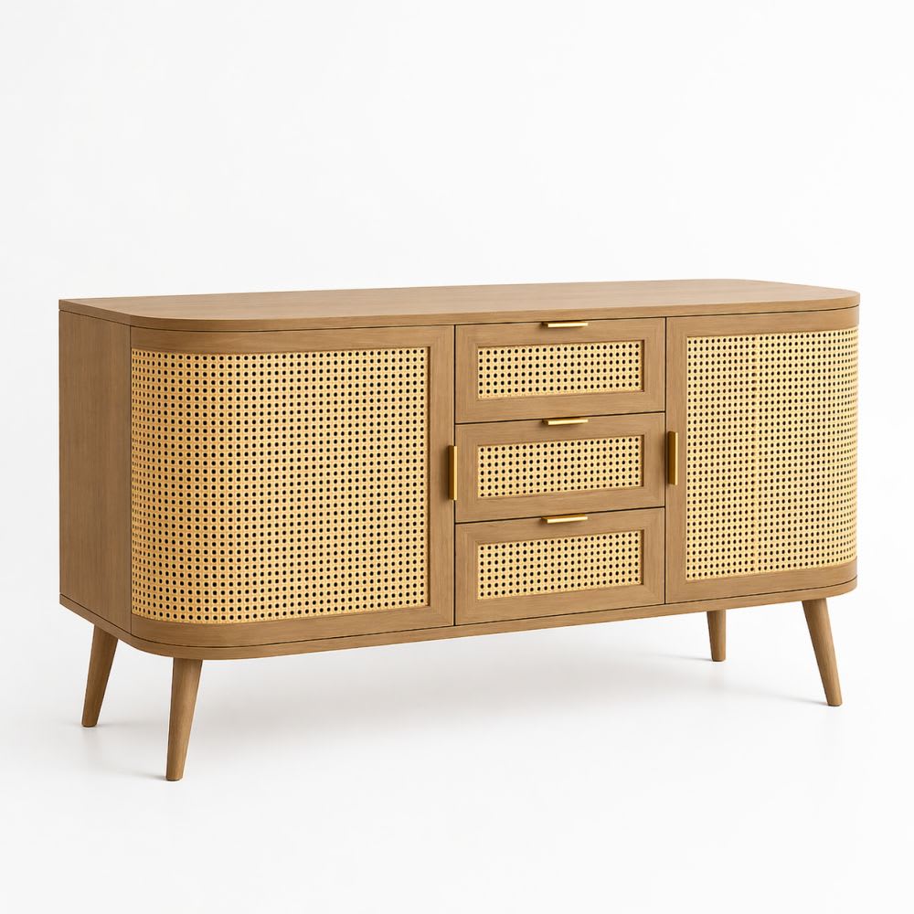 Rack de TV Siena Rattan - Natural