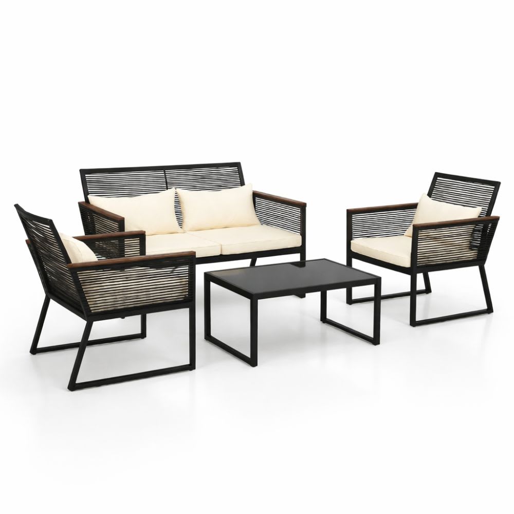Set de Terraza Arrayan Negro JH-415