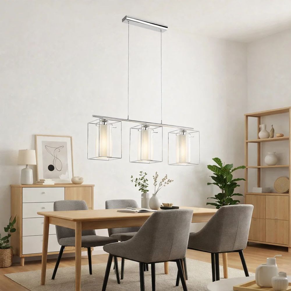 Lampara de colgar Loncino 3 luces