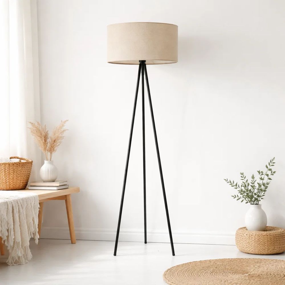 Lampara Tripode Beige 101