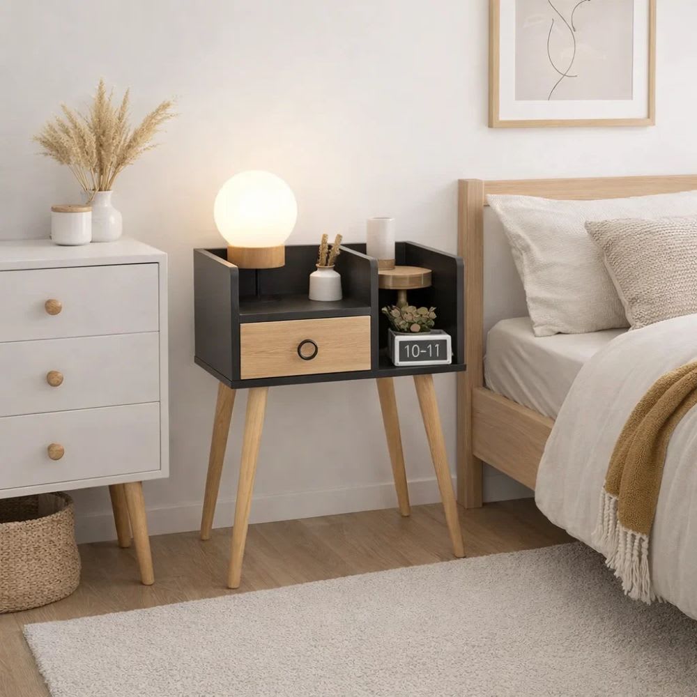 Velador Wooden Modern