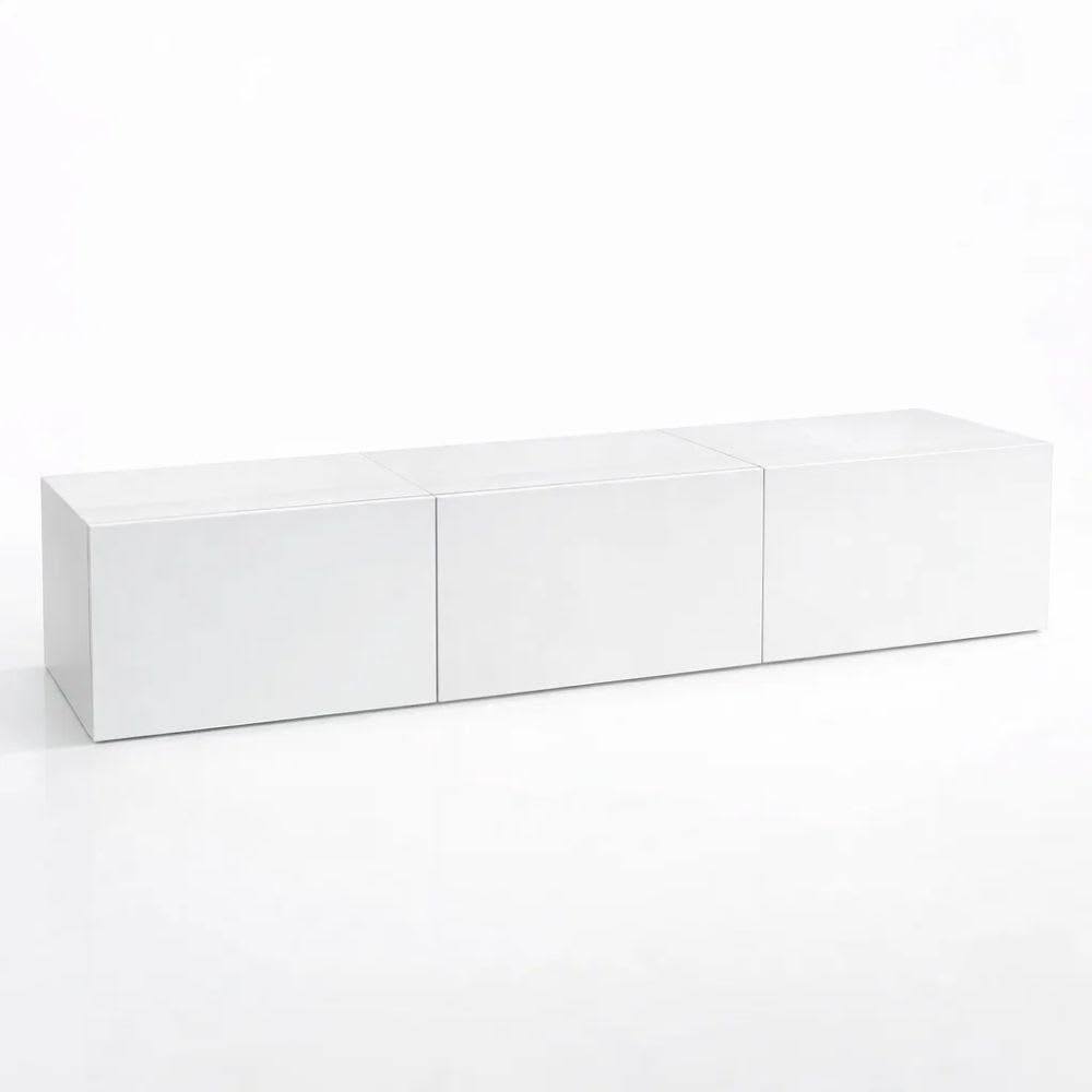Rack TV Flotante Napoles Blanco