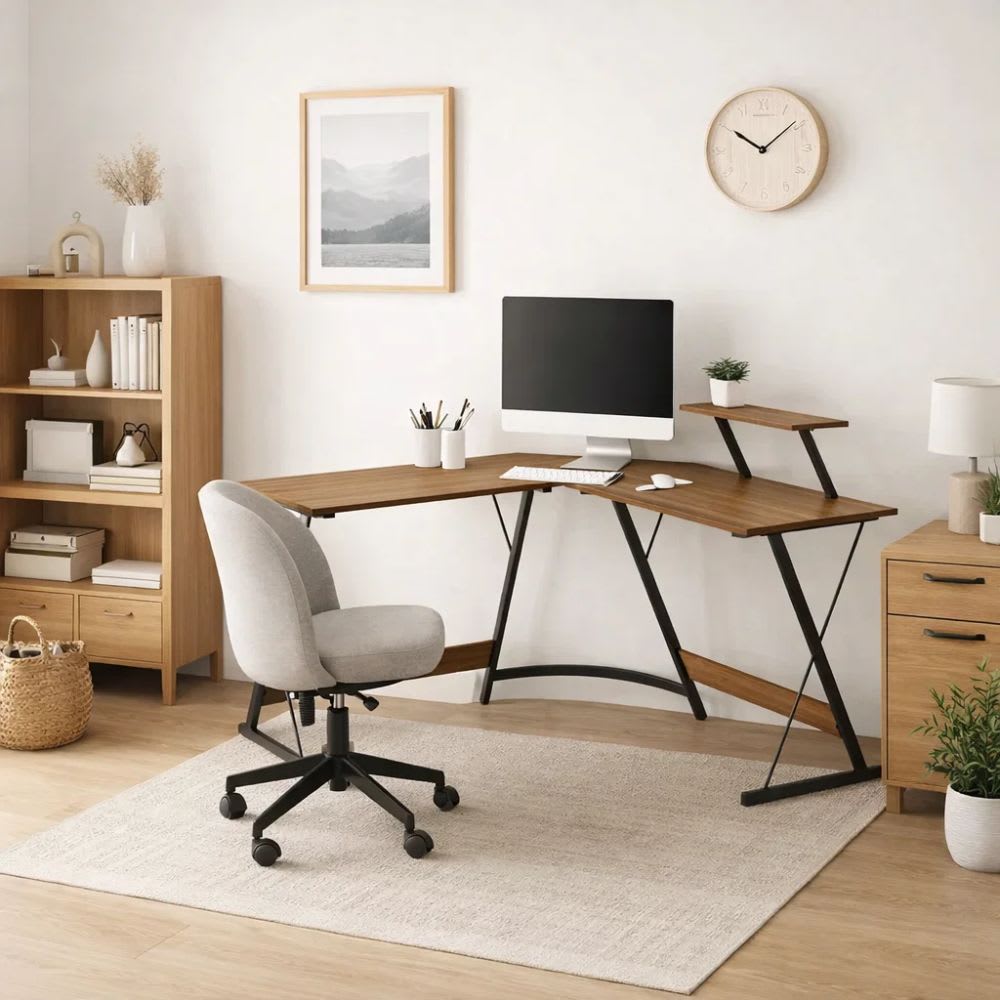 Escritorio esquinero madera Yesker