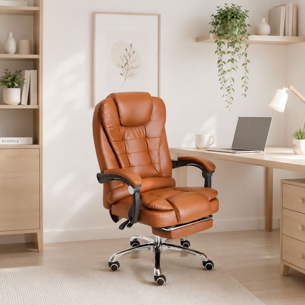 Silla Ejecutiva Masajeadora Cafe