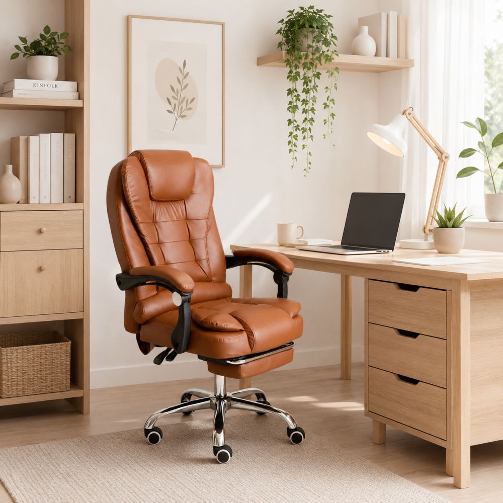 Silla Ejecutiva Masajeadora Cafe