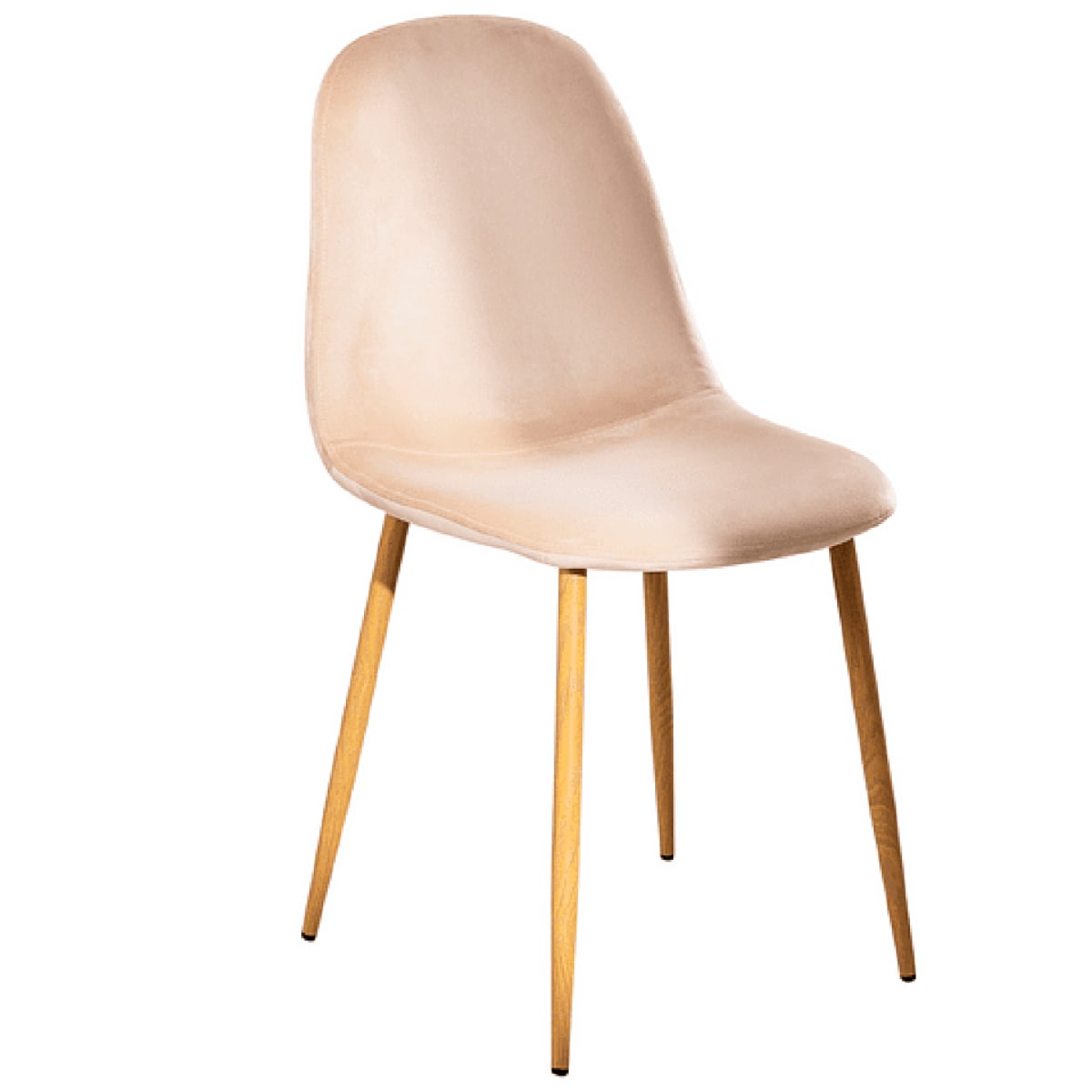 Silla Spoon Velvet  - Beige Oscuro