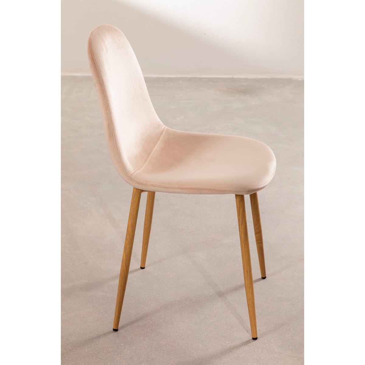 Silla Spoon Velvet  - Beige Oscuro