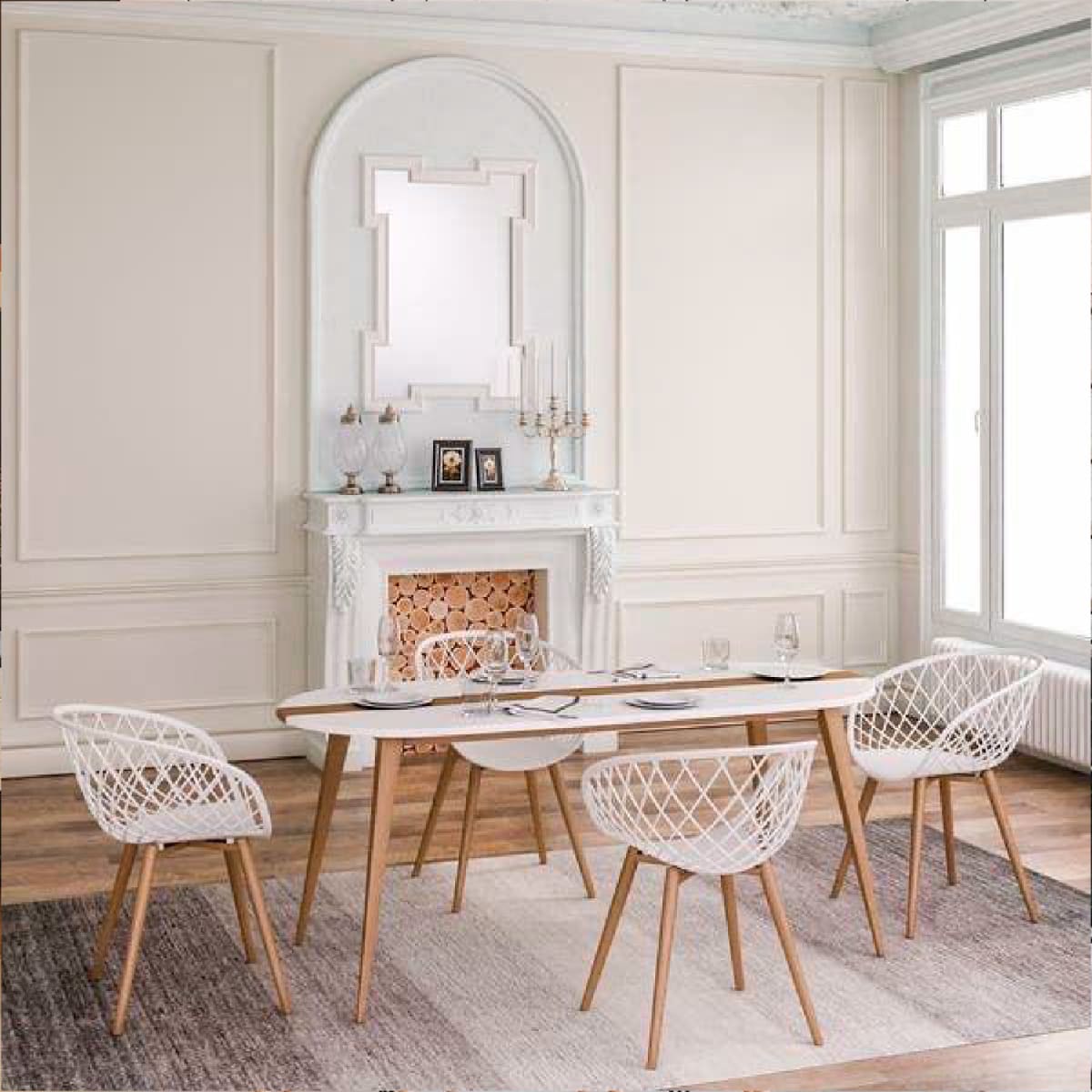 Silla Eames Mesh - Negra