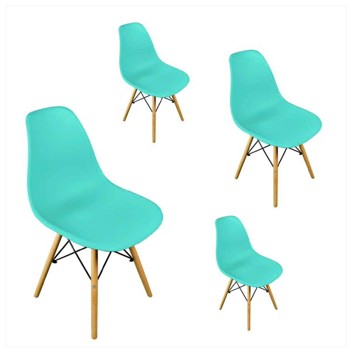 Silla Eames - Negra