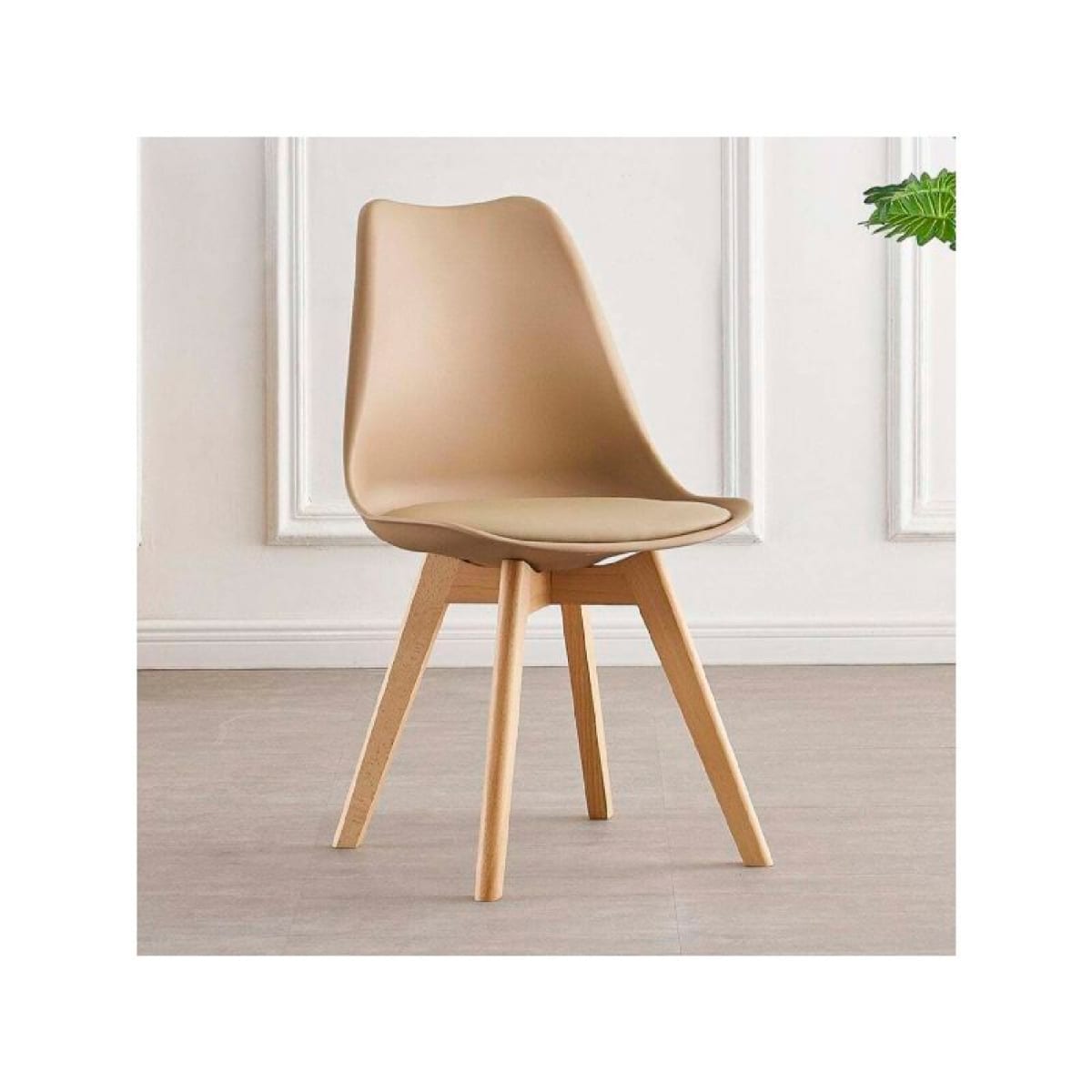 Silla Tulip Acolchada - Blanca