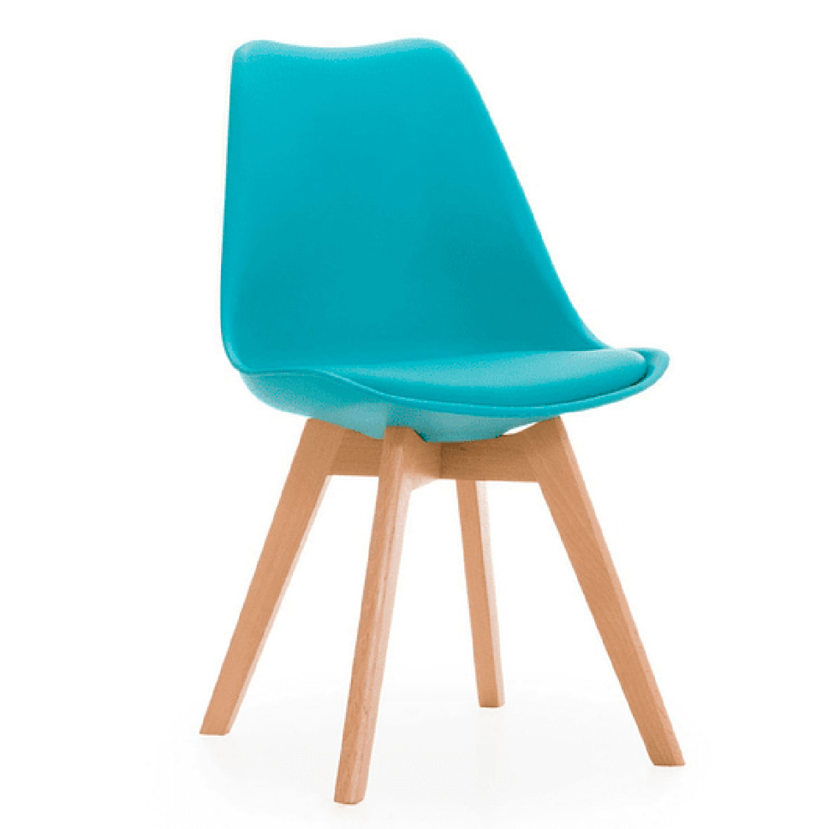 Silla Tulip Acolchada - Gris