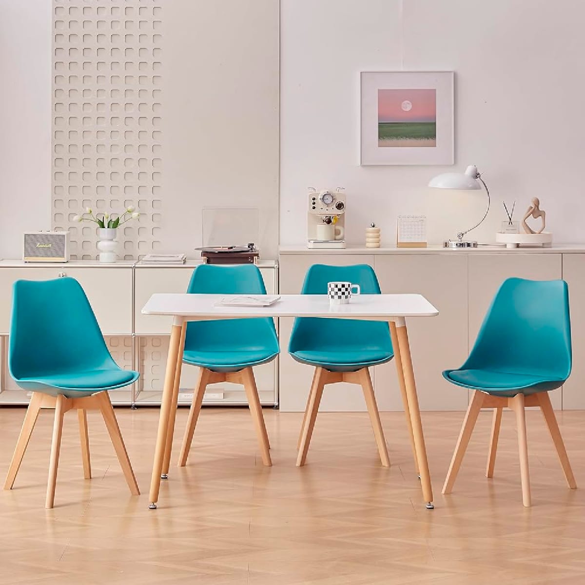 Silla Tulip Acolchada - Menta