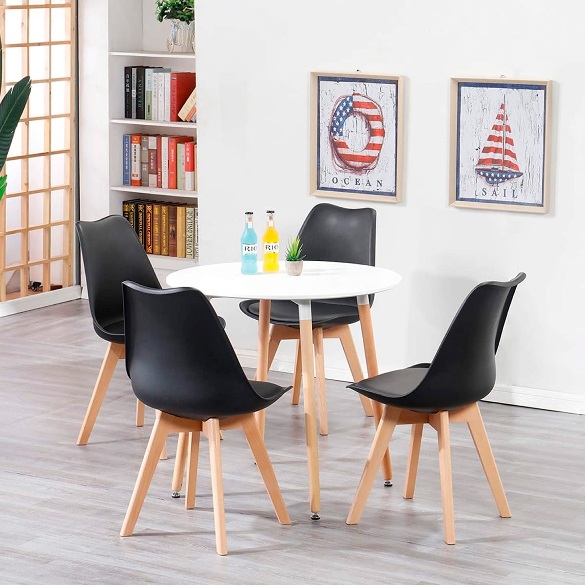 Silla Tulip Acolchada - Menta