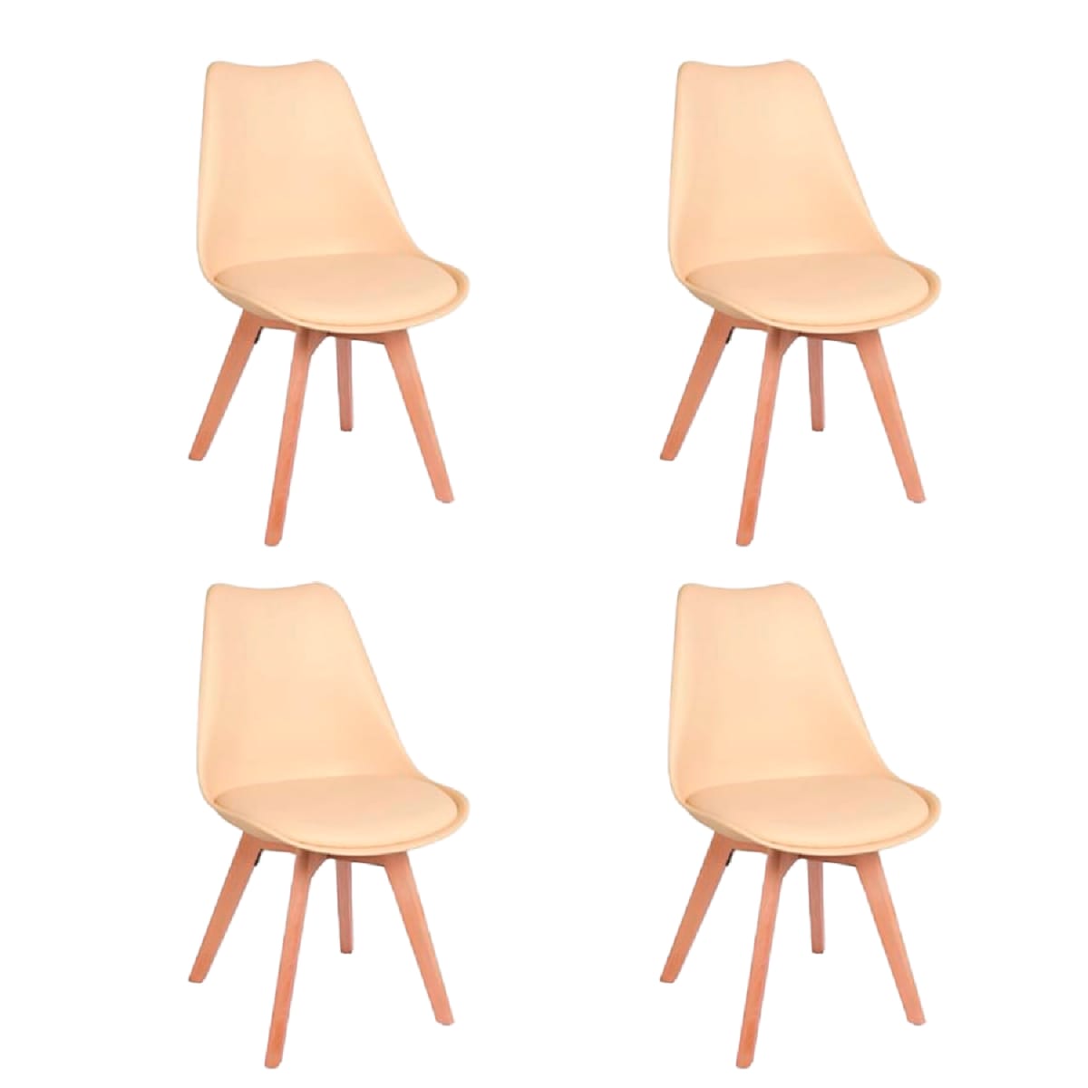 Silla Tulip Acolchada - Menta