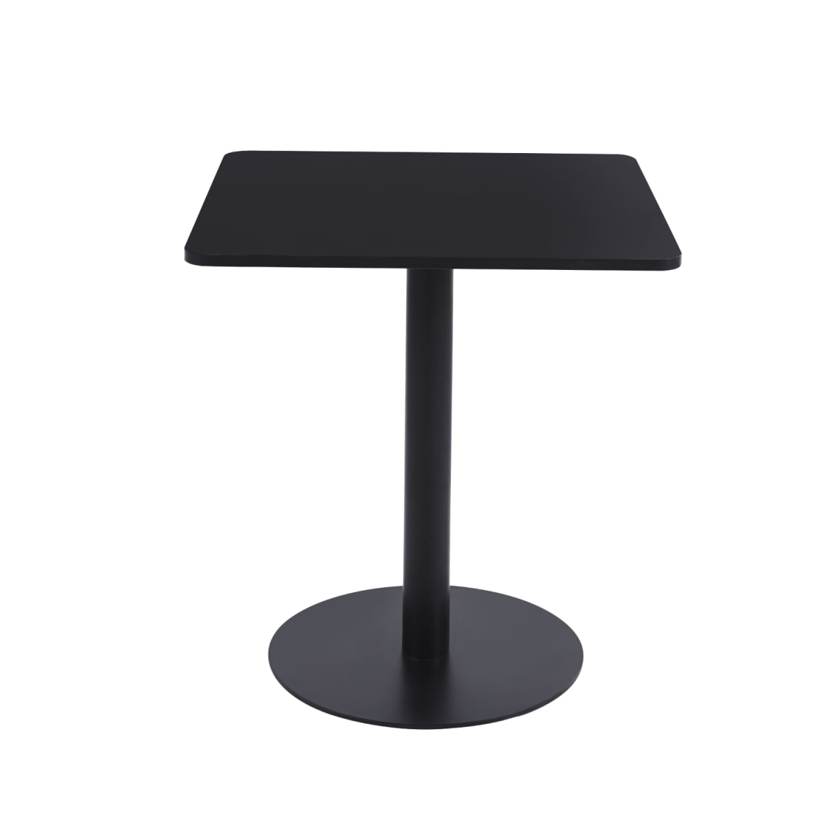 Mesa restaurant 70x70 Tubo Metal cubierta MDF