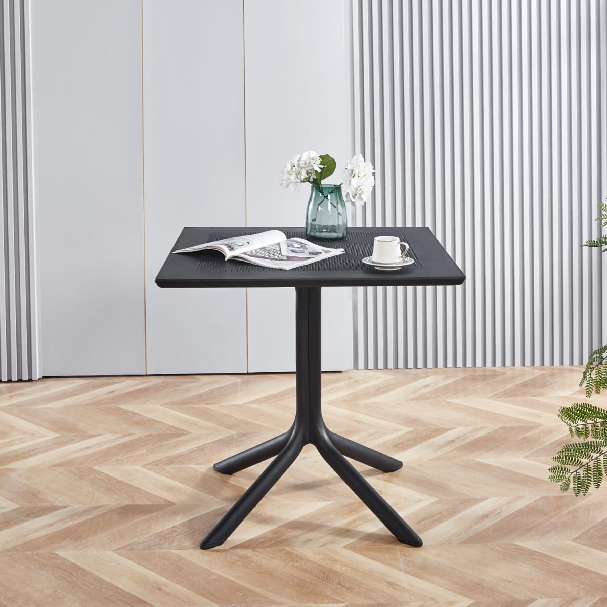 Mesa restaurant 80x80 Polipropileno Terraza Exterior