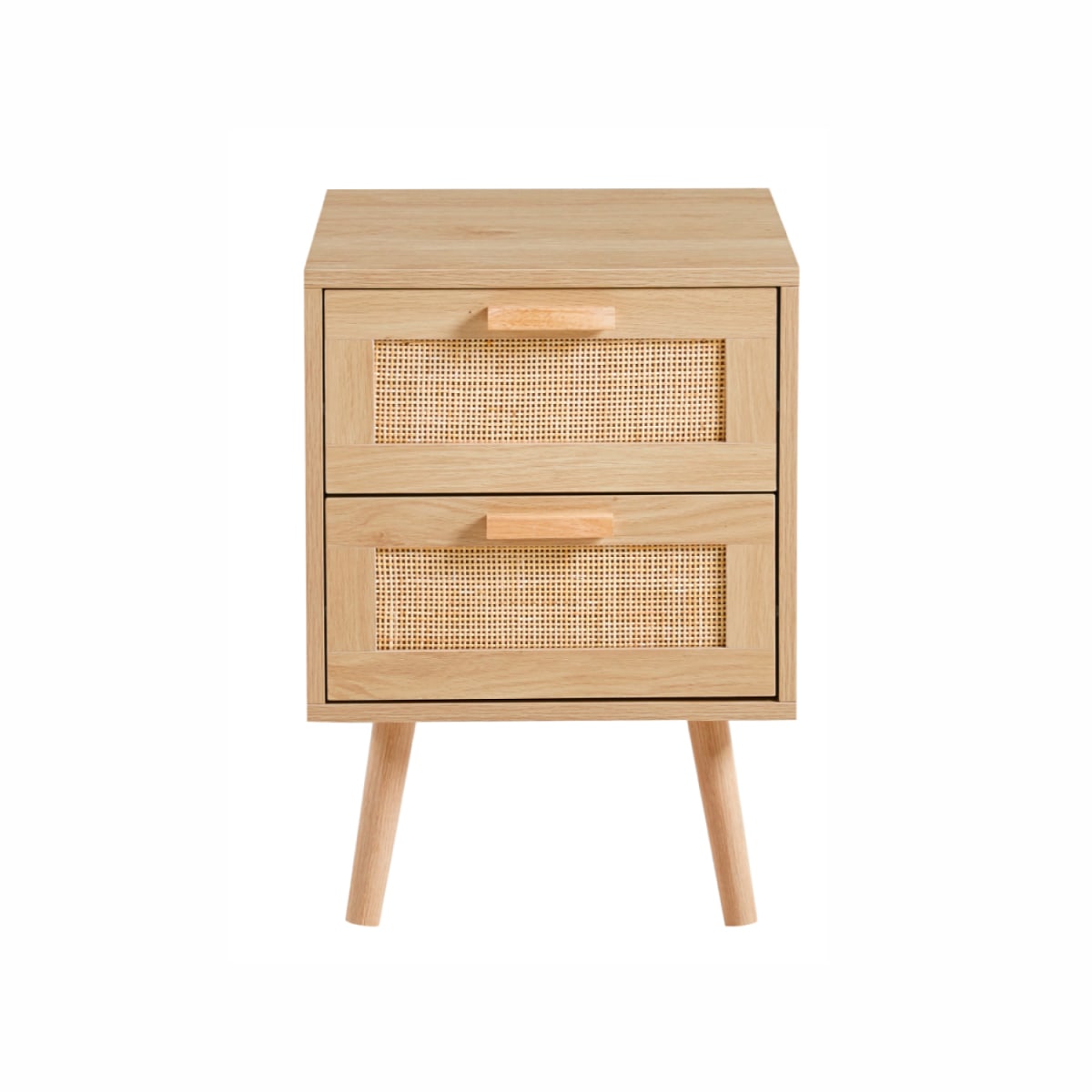 Velador Eames Mesh Doble - Madera Clara