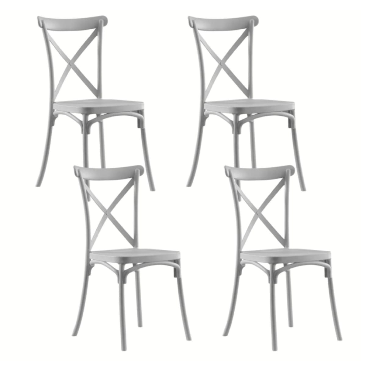 Silla Crossback - Gris