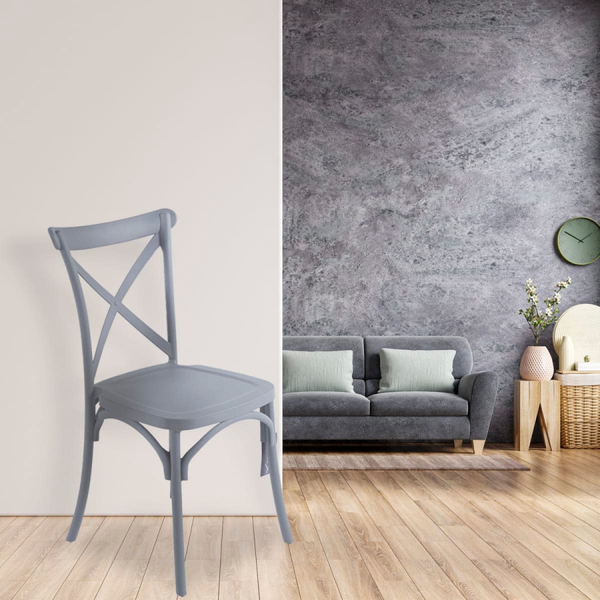 Silla Crossback - Gris