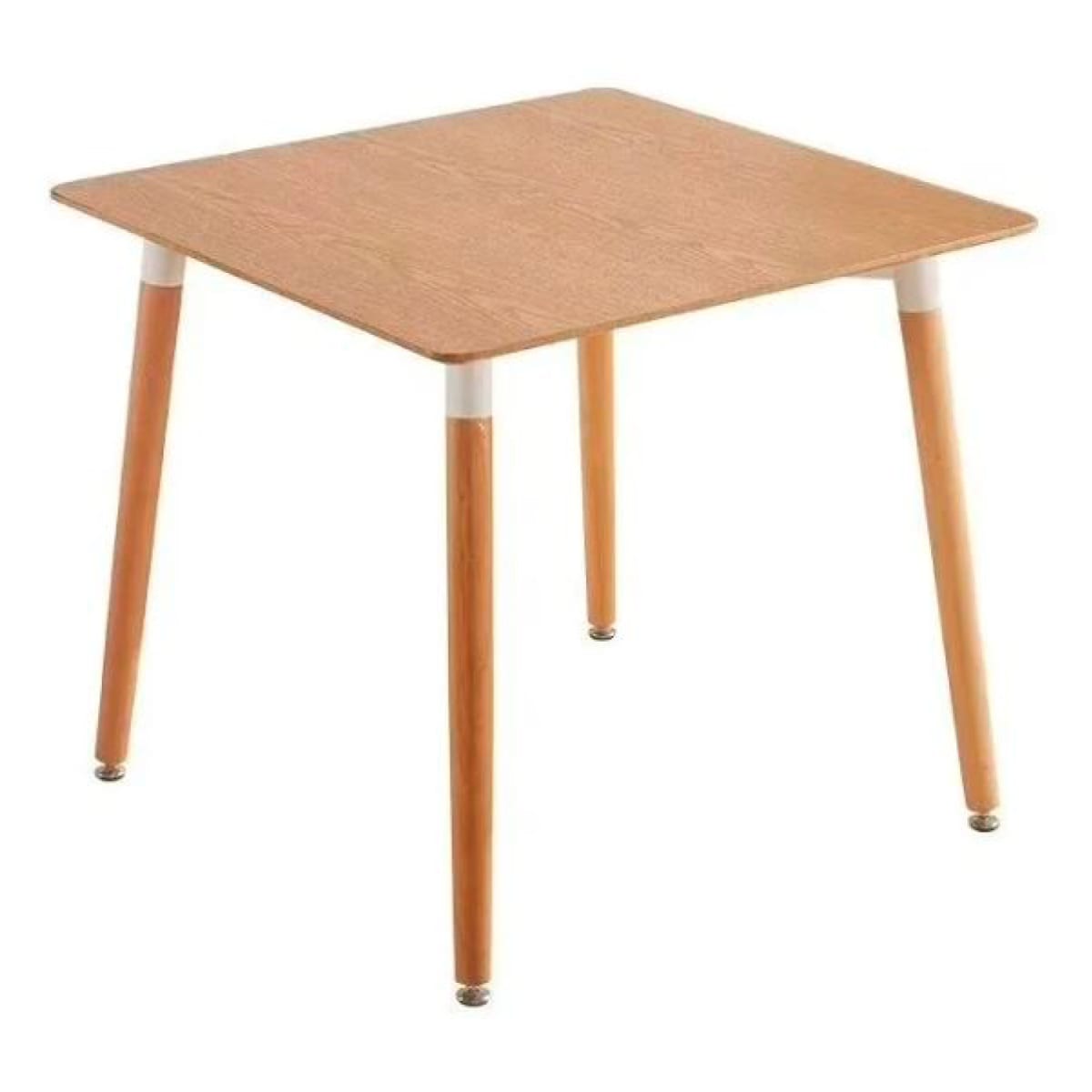 Mesa Eames Cuadrada MDF 80 cms - Blanco
