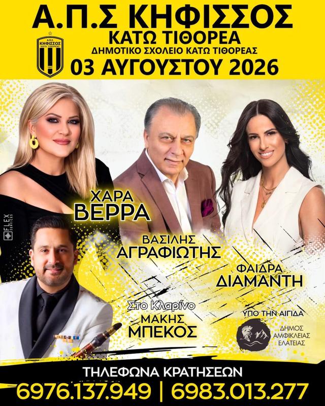 Πανηγύρι στην Κάτω Τιθορέα Φθιώτιδας