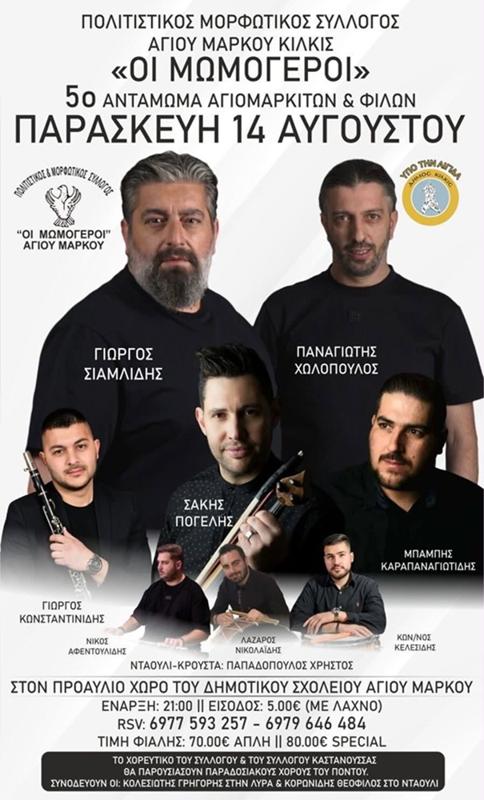 5ο Αντάμωμα Αγιομαρκιτών & Φίλων στον Άγιο Μάρκο Κιλκίς