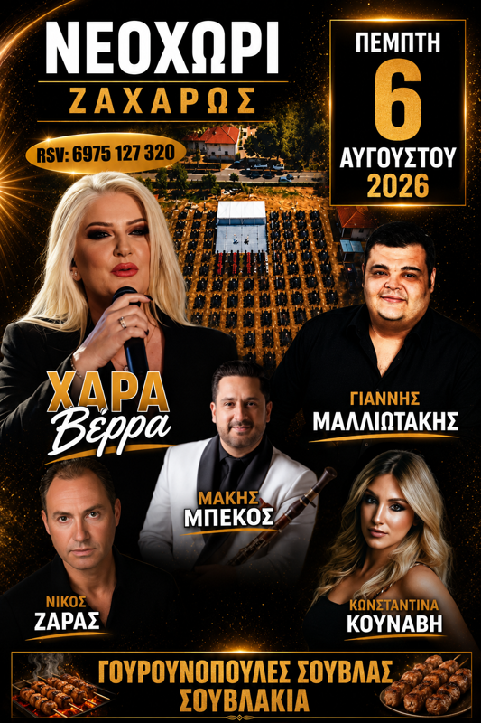 Πανηγύρι στο Νεοχώρι Ζαχάρως Ηλείας