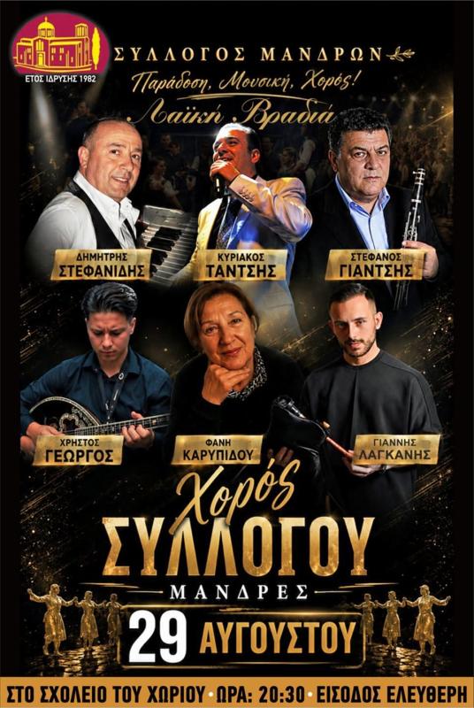 Χορός Συλλόγου στις Μάνδρες Σερρών