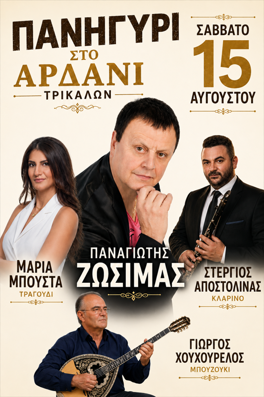 Πανηγύρι στο Αρδάνι Τρικάλων