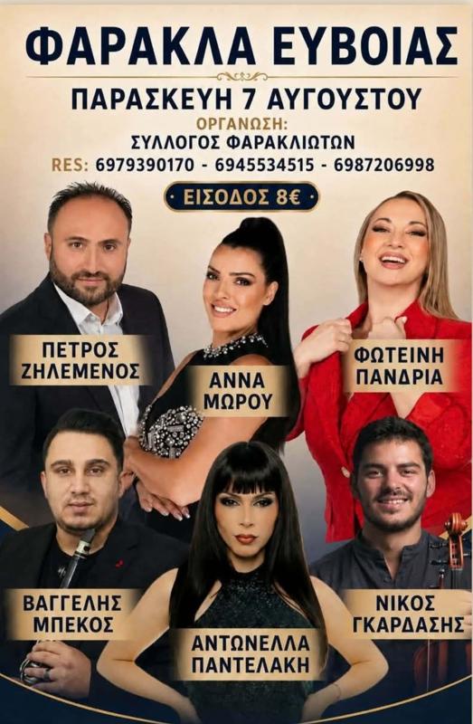 Πανηγύρι στα Φαράκλα Εύβοιας