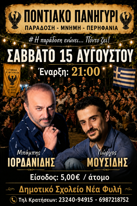 Ποντιακό Πανηγύρι στη Νέα Φυλής Σερρών