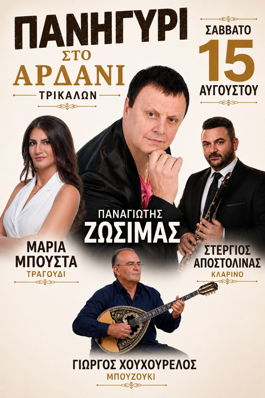Πανηγύρι στο Αρδάνι Τρικάλων