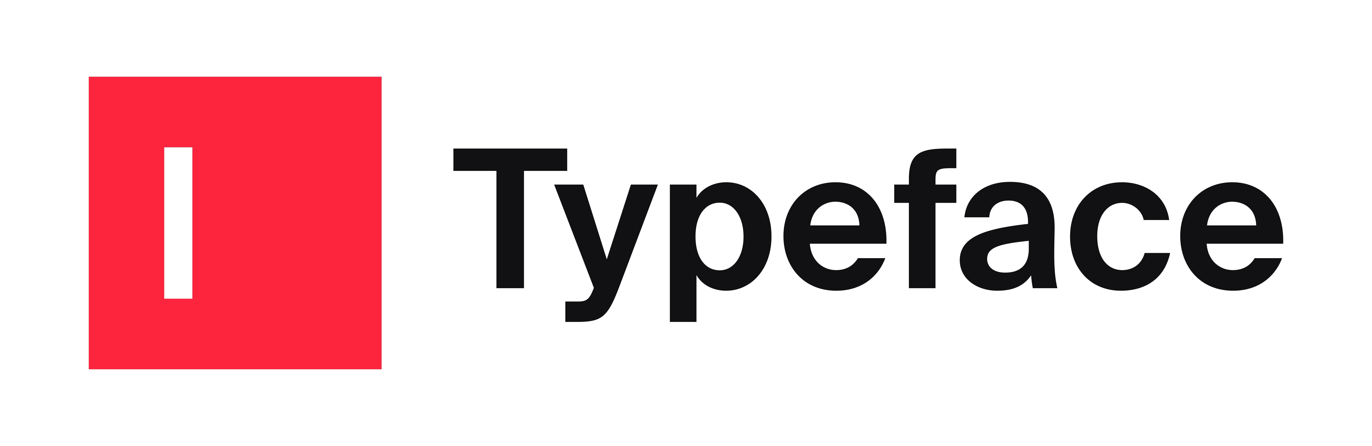 Typeface logo