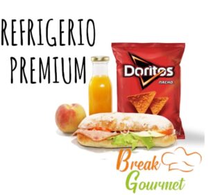 Sándwich Gourmet con jugo natural y fruta fresca - Combo Break Gourmet