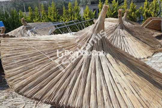 Doğal Hasır, Bambu ve Saz Çatı Galerisi